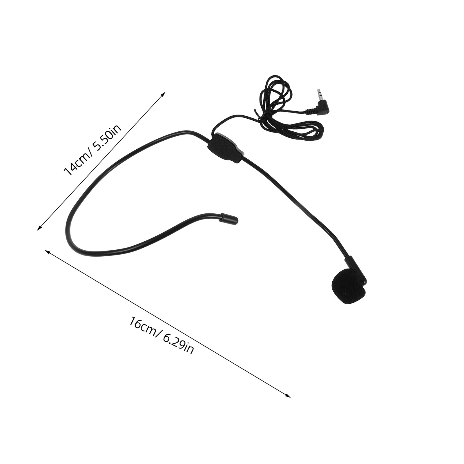 5個入り、有線ヘッドセットマイク、ノイズキャンセリング機能付 - Speaker Wire のレビューと価格