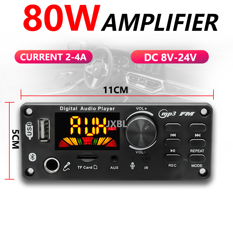80W Bluetooth 5.0 MP3 デコーダーボード - Dac Board のレビューと価格