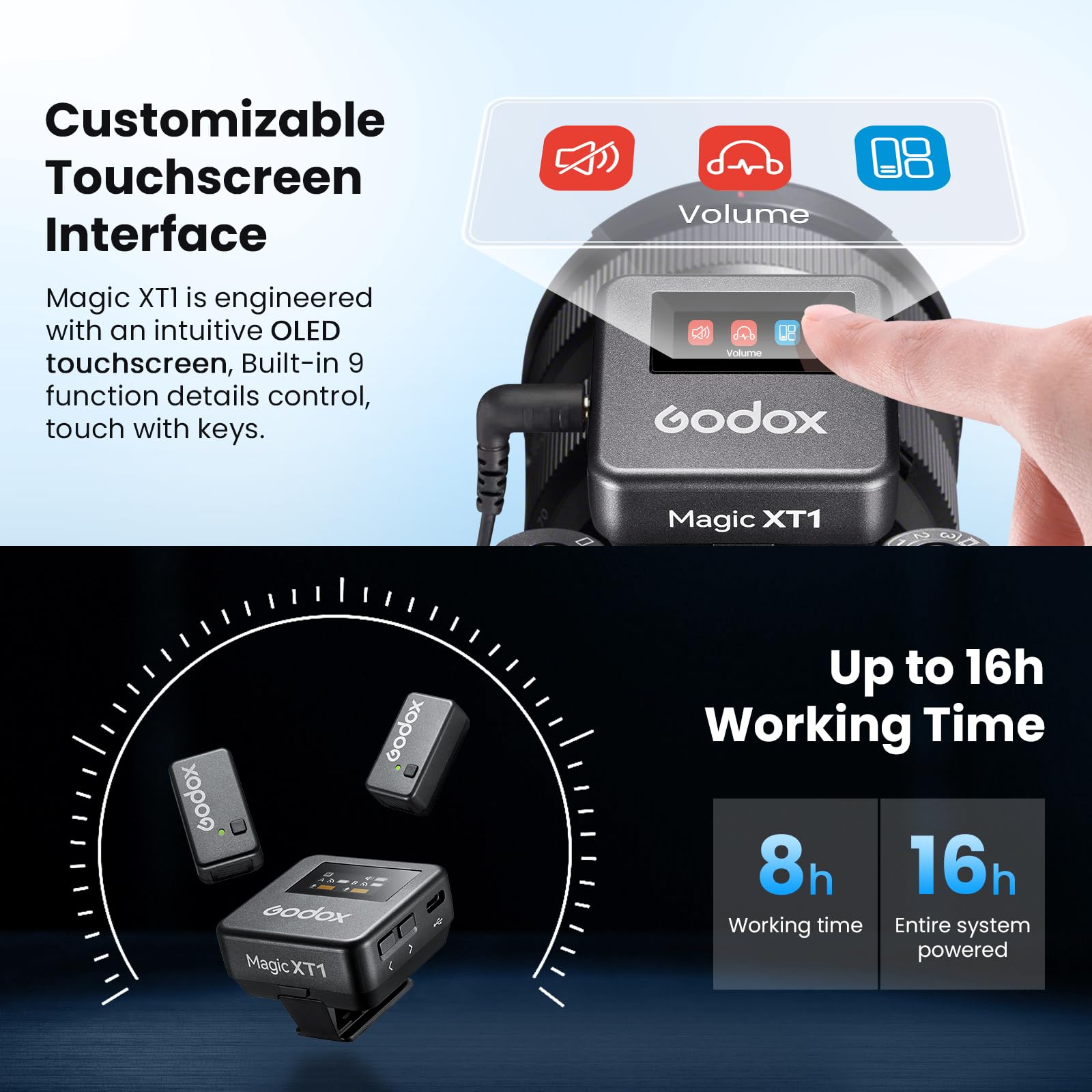 GODOX Magic XT1 ワイヤレスラベリアマイクシス - Condenser Microphone Kit のレビューと価格