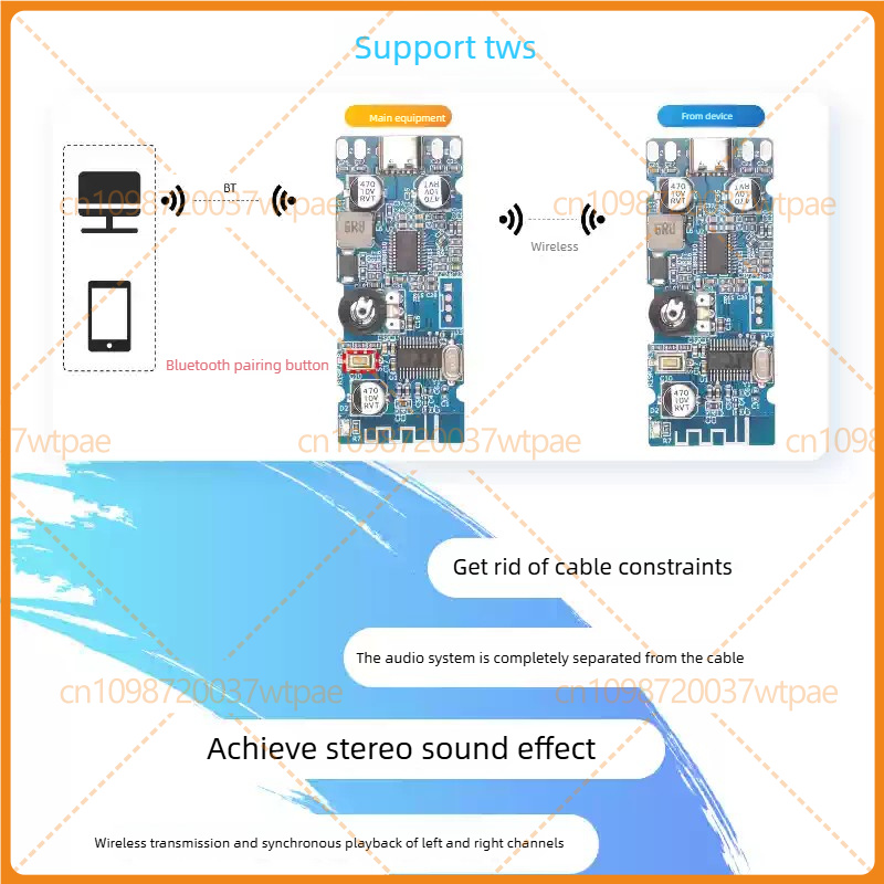 2 個 BDM0 Bluetooth 5.0 アンプボード  - Volume Control Board のレビューと価格