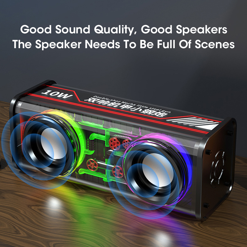 V8 TWS Bluetooth 5.0 ポータブル デュア - Speaker Driver のレビューと価格