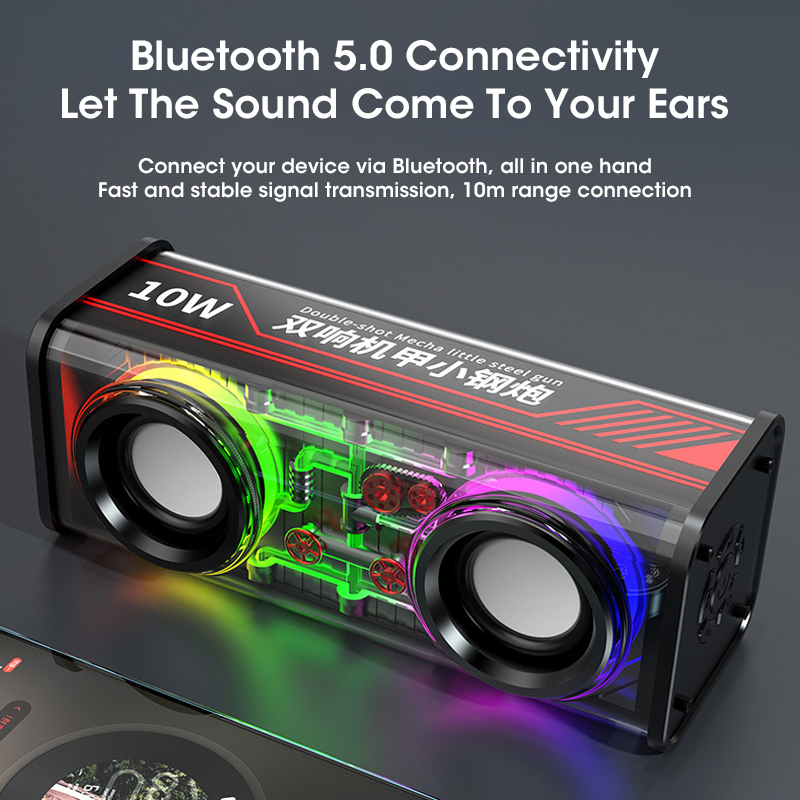 V8 TWS Bluetooth 5.0 ポータブル デュア - Speaker Driver のレビューと価格