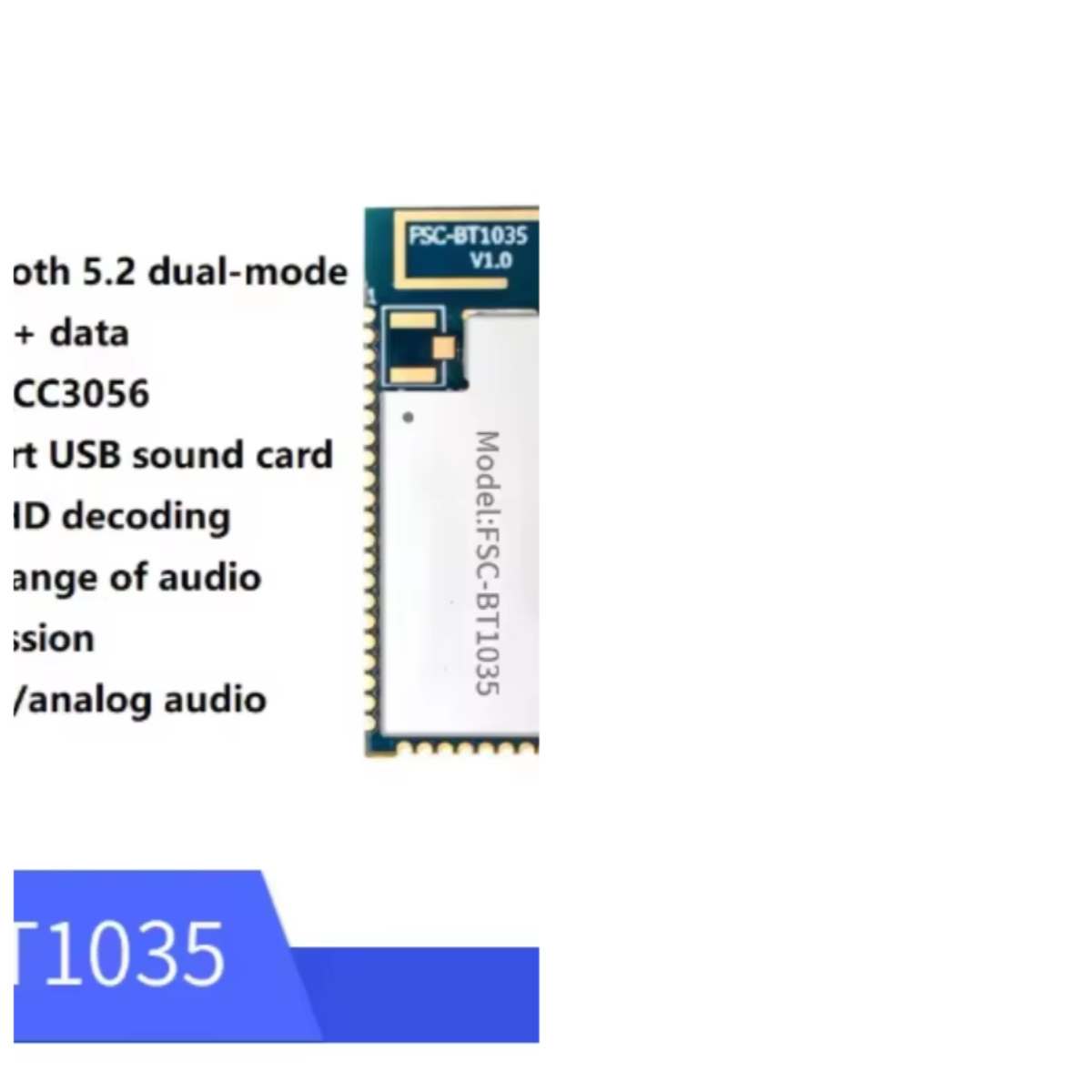 FSC-BT1035モジュール QCC3056チップ Blu - Usb Sound Card のレビューと価格