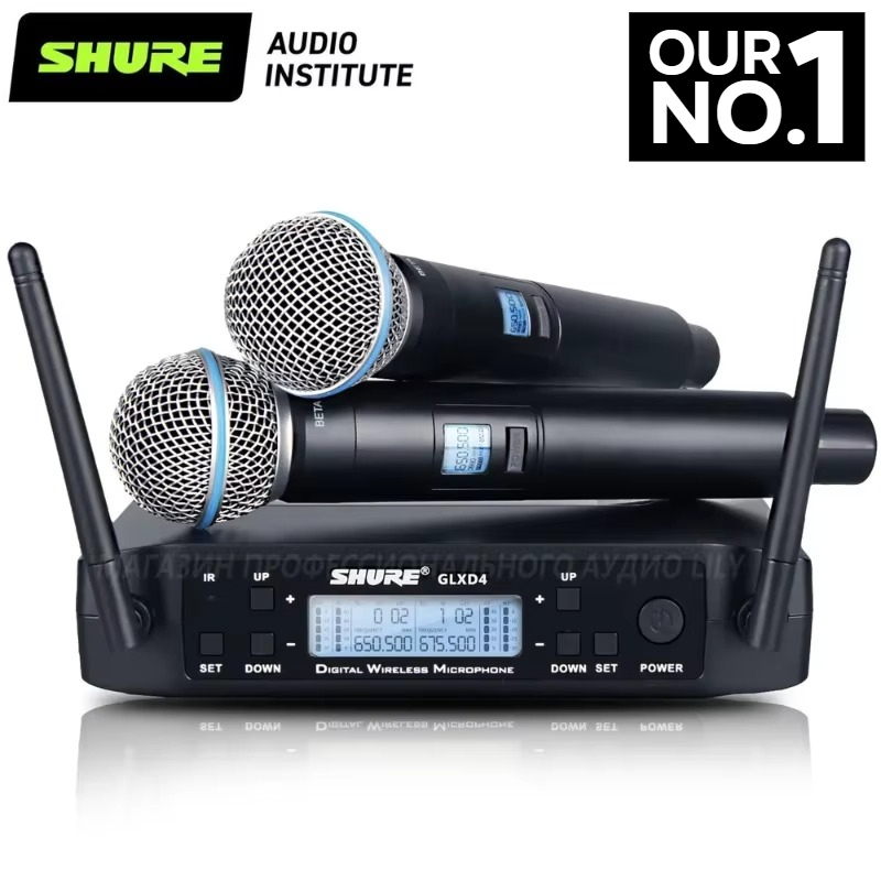 AAAAA Shure GLXD4 BETA 58A 高品質 - Condenser Microphone Kit のレビューと価格