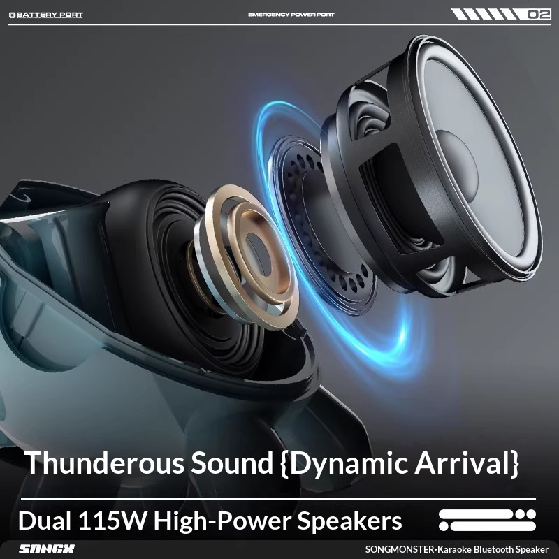 SONGX オーディオ デュアルマイク デュエット 15W  - Full Range Speaker のレビューと価格