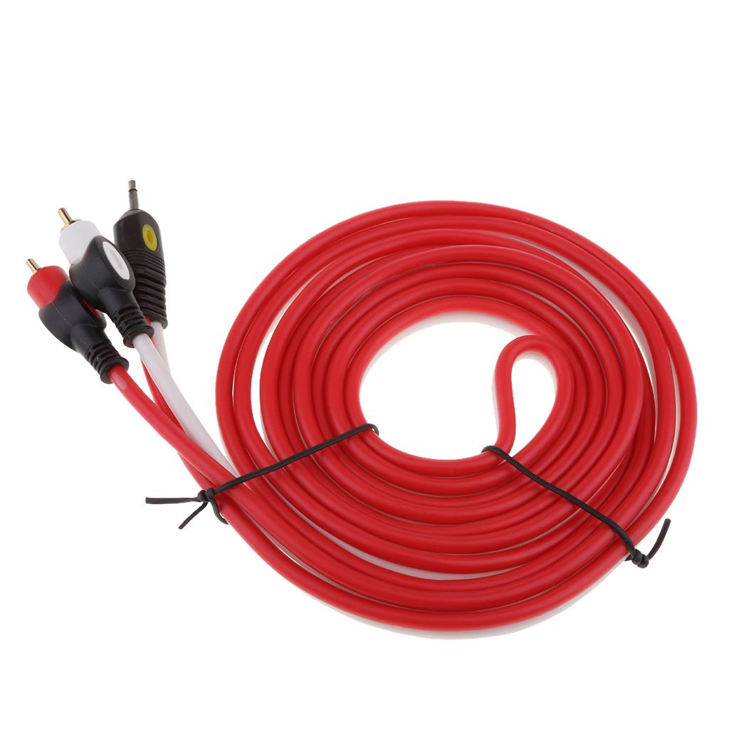 AUX補助3.5mmオーディオプラグ（オス）- 2RCAプラ - Rca Cable のレビューと価格