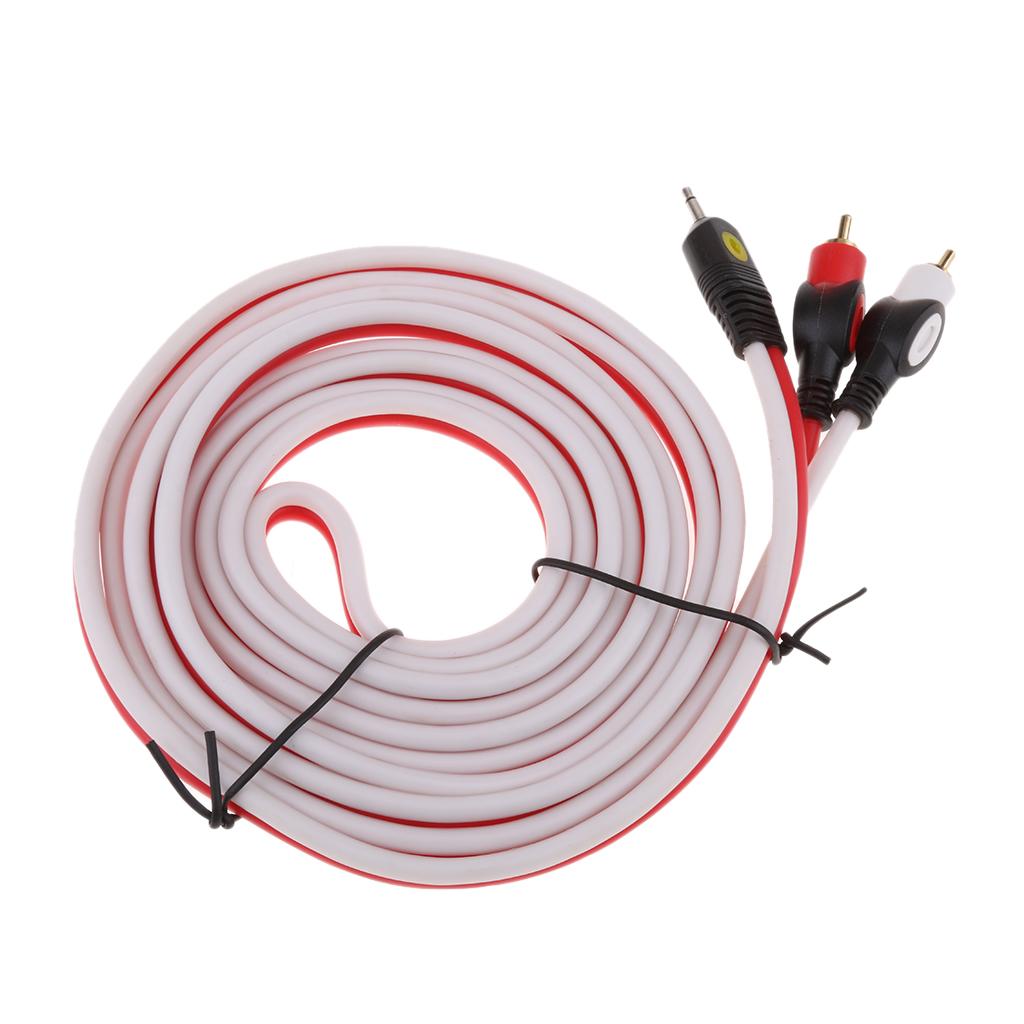 AUX補助3.5mmオーディオプラグ（オス）- 2RCAプラ - Rca Cable のレビューと価格
