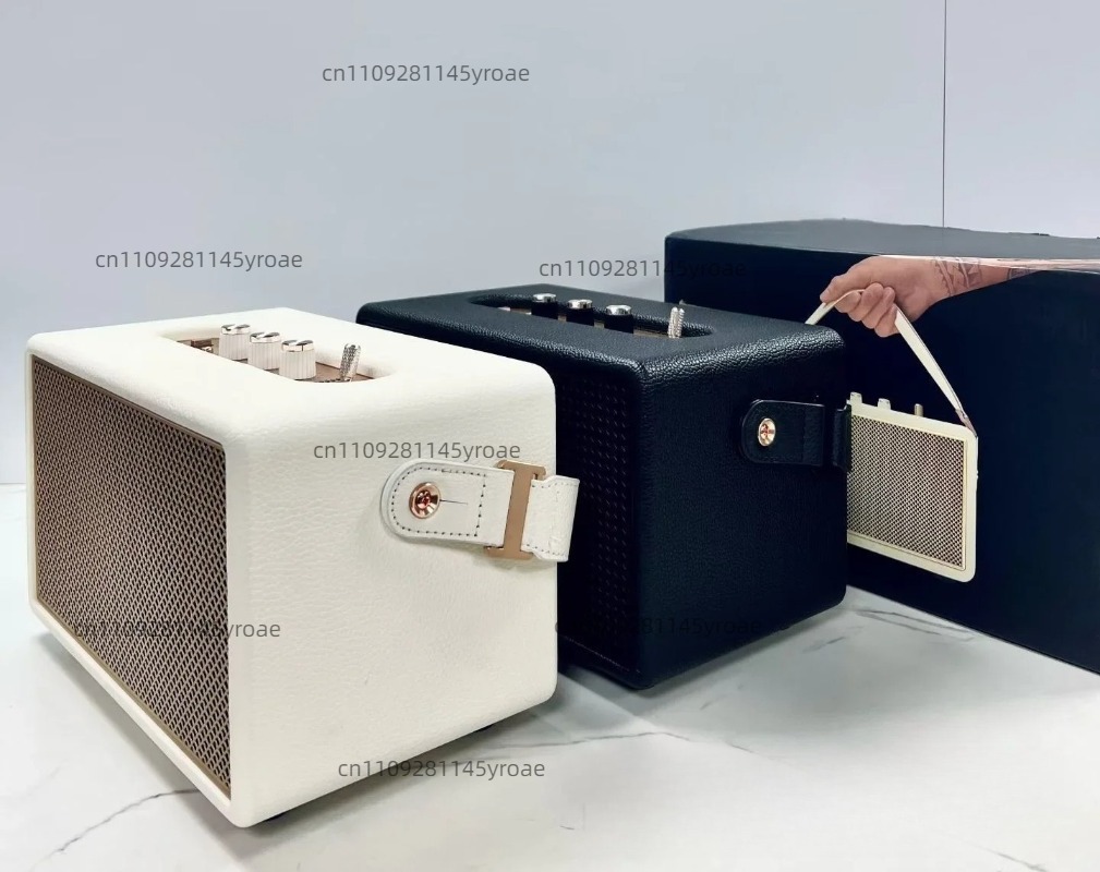 木製レトロデザインのM26オーディオスピーカー。60Wの高出 - Subwoofer のレビューと価格